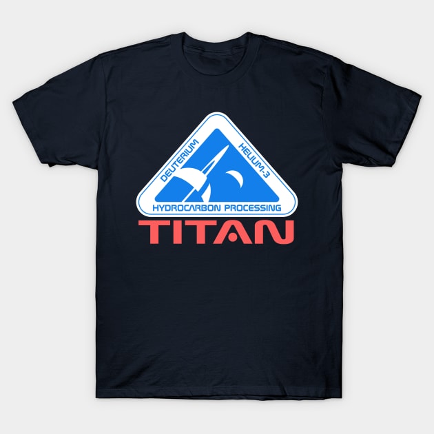 Titan Moon Colony T-Shirt by RedApe